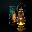 LED Retro Small Oil Lamp Portable Electronic Candle Light Bedroom Night Lamp Ljojo