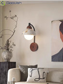 Japanese Yellow Cave Stone LED Wall Lamps Art Hanging Lights for Home Decoration by Ljojo