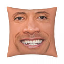 Dwayne Johnson Rock Face Cushion Cover for Sofa by Ljojo - Home Decor Pillowcase