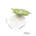 Ljojo 4 Grids Refrigerator Food Storage Box Kitchen Organizer