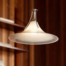 Ljojo Magnolia Glass Pendant Light - Modern LED Bedroom Dining Lamp