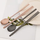Ljojo Matte Stainless Steel Western Tableware Set - 8pcs