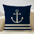Ljojo Marine Cotton Fish Cushion Cover 45x45CM Square Home Decor Pillow Case