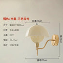 French Medieval Cream Glass LED Wall Lamp | Warm Atmosphere, Wall Mounted Living Room Light Ljojo