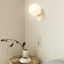 Ljojo Minimalist LED Bedside Wall Lamp Modern Simple Living Room Black White Sconces