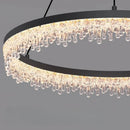 Ljojo Modern Luxury Ring Chandelier Hanging Lamp for Living Room Bedroom Kitchen Island