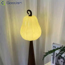Ljojo Melon Shaped LED Floor Lamp for Bedroom Decoration - Creative Wabi-sabi Art Decor