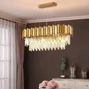 Ljojo Luxury LED Crystal Chandelier Ceiling Light for Modern Living Room