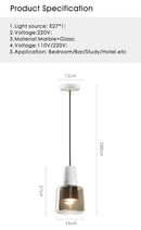 Ljojo Marble Lustre Pendant Lights for Dining Room and Kitchen