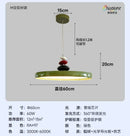 Ljojo Medieval Restaurant Pendant Light: Modern Nordic M Bean Flying Saucer Suspension Lamp