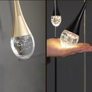 Ljojo Modern Staircase Crystal Chandelier for Living Room and Dining Room Decoration