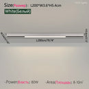 LED Ceiling Lamp Modern Long Strip for Living Room Kitchen Dining Balcony Bedroom Ljojo