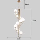 Ljojo LED Pendant Chandelier for Modern Home Decor and Indoor Lighting