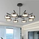 Nordic Minimalist LED Chandelier Dimmable for Living Room - Ljojo