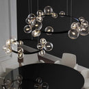 Ljojo Minimalist Glass Ball Pendant Light for Nordic Living Room, Bedroom, and Dining Room