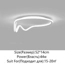 Ljojo LED Ceiling Light: Modern Home Lighting for Living Room Bedroom Dining Study Fixture