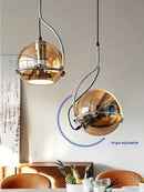 Modern Glass Pendant Light Luxury Creative Home Decor Iron Light for Living Room - Ljojo