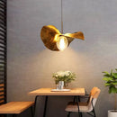 Ljojo Lotus Leaf Chandelier Pendant Lights Glass Living Dining Room Luxury Decor
