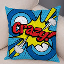 Ljojo Letters Print POP ART Pillowcase - Home Decor Cushion Cover
