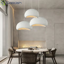 Ljojo Modern Nordic Brim Resin LED Pendant Light Chandelier for Home Decor