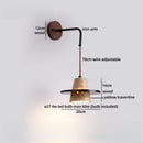 Ljojo LED Wall Light for Wabi Sabi Home Decor - Yellow Travertine Bedroom Design