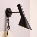 Industrial Style White Wall Lamp Creative Minimalist Bedroom Bedside Light Ljojo