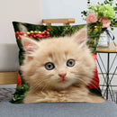 Cute Cat Print Pillowcase by Ljojo - Perfect for Home, Car, and Sofa
