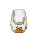 Ljojo Light Luxury Gold Foil Crystal Baijiu Cup Set Glass Wine Dispenser Home Set