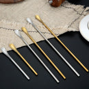 Ljojo Long Handle Stainless Steel Teaspoon for Coffee, Tea, Dessert, and Ice Cream