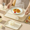 Ljojo Plastic Stackable Food Storage Tray Large Capacity Organizer