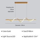 LED Pendant Lamp Modern Chandelier Indoor Home Decor Lighting Fixture by Ljojo
