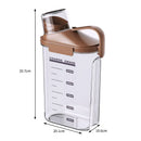 Ljojo 2500ML Food Storage Tank with Measuring Cup