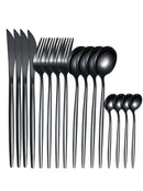 Ljojo 16-Piece Gold Cutlery Set Stainless Steel Tableware Kit