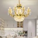 European Living Room Lamp High-end Luxury Crystal Chandelier by Ljojo