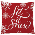 Christmas-Themed Digital Print Pillowcases by Ljojo - Perfect for Sofa, Bedroom, Car