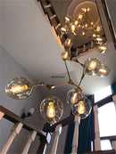 Ljojo Magic Bean Glass Ceiling Chandelier LED Suspension Pendant Lights