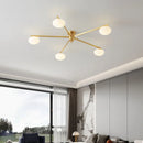 Italian Minimalist Glass Decorative Ceiling Light Ljojo Creamy Pebble Modern Bedroom Hardware Lamp