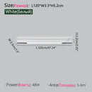 Ljojo Long Strip LED Ceiling Lamp for Modern Minimalist Living Room Lighting