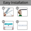 Ljojo 10-LED Motion Sensor Under Cabinet Night Light for Closet Bedroom Kitchen