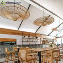 Japanese Wabi-sabi Rattan Pendant Light Chandelier for Home Decor by Ljojo