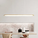 Ljojo Modern LED Pendant Light Wood Grain/White/Black Chandelier for Dining Kitchen Living Room