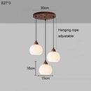 Ljojo Medieval Style Bedroom Chandelier Retro Pendant Lighting
