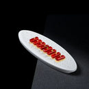 Ljojo Meteorite Beaded Oval Ceramic Dish - Molecular Cuisine & Western-style Plate