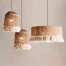 Japanese Hemp Rope Pendant Lamp: Nordic Chandelier for Dining Room & Bar by Ljojo