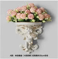 Ljojo™ Music Angel Resin Vase Wall Sticker Ornaments for Home Livingroom Wall Decoration