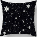 Christmas Elk Print Pillowcase 45x45cm for Sofa, Car, Bedroom, Living Room by Ljojo