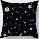 Christmas Elk Print Pillowcase 45x45cm for Sofa, Car, Bedroom, Living Room by Ljojo