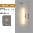 Black Linear Pendant Light Italian Design Minimalist Hanging Lamp for Living Room by Ljojo