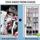 Ljojo™ Over the Door Shoe Organizer with Large Mesh Pockets
