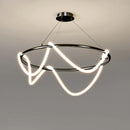 LED Pendant Lamp Modern Linear Ceiling Light Fixture for Bedroom Dining Room by Ljojo